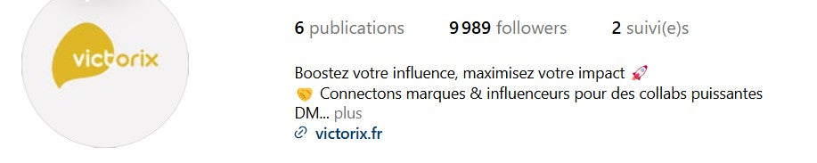 Déja 9000 abonnées sur Instagram
