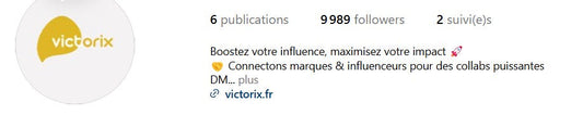 Déja 9000 abonnées sur Instagram